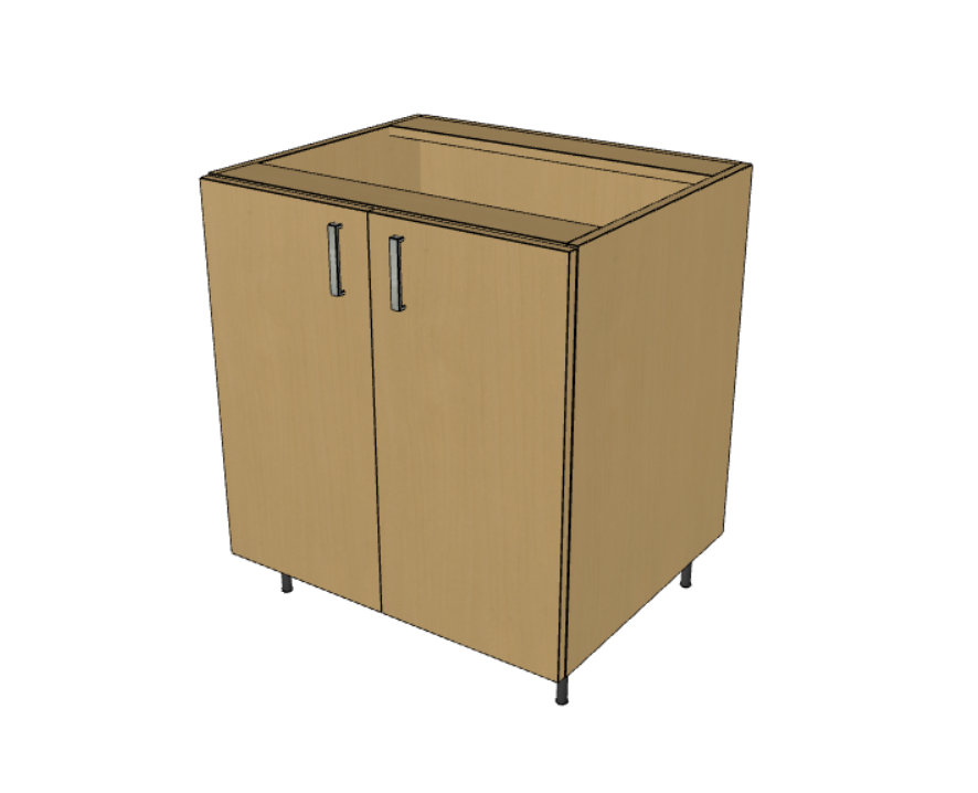 Garage 30" Full Height Door Base Cabinet