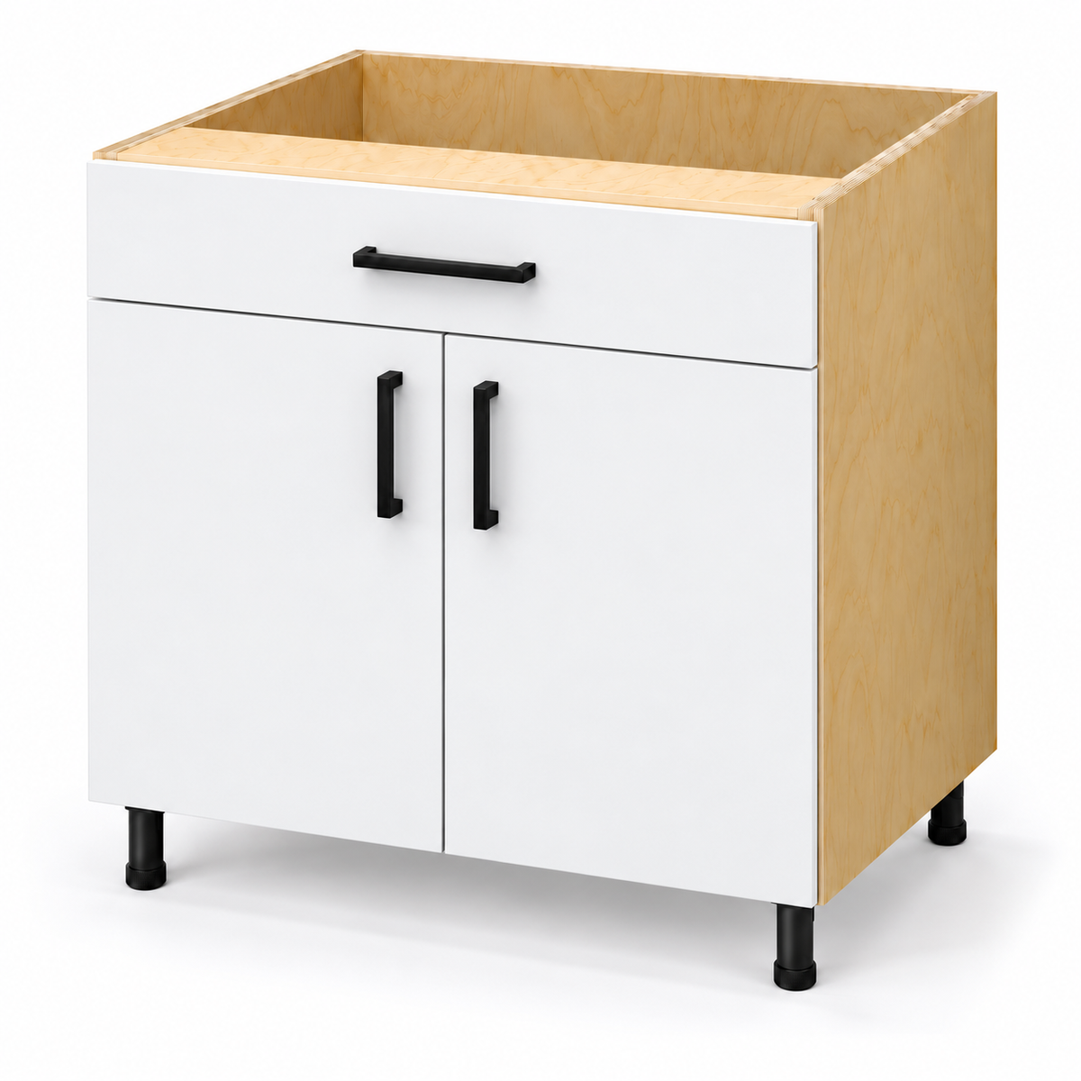 Garage Base cabinet 30"/36" Wide, Birch Plywood Box