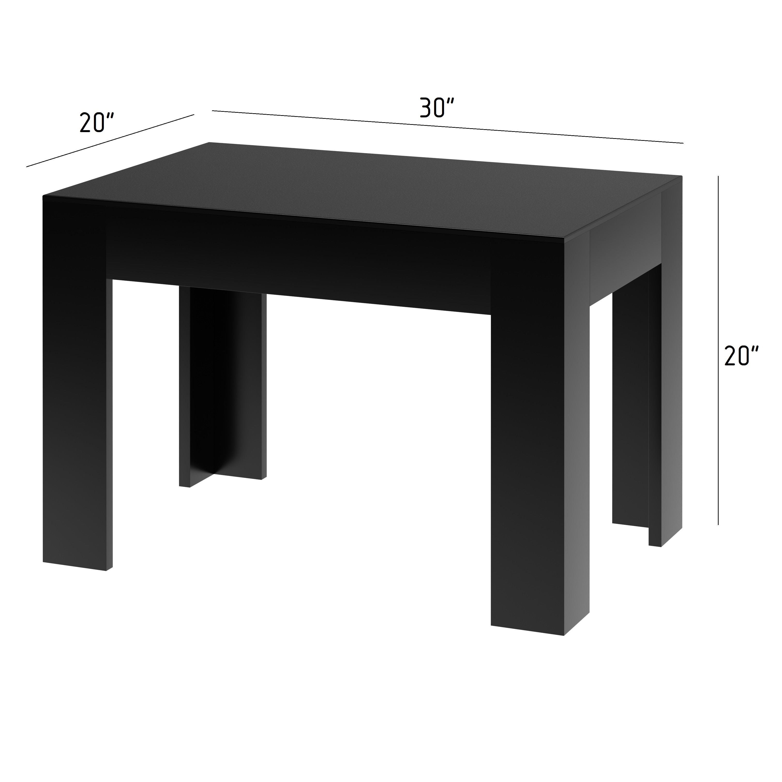 Side Table 30 in. W- 20 in. D-20 in. H