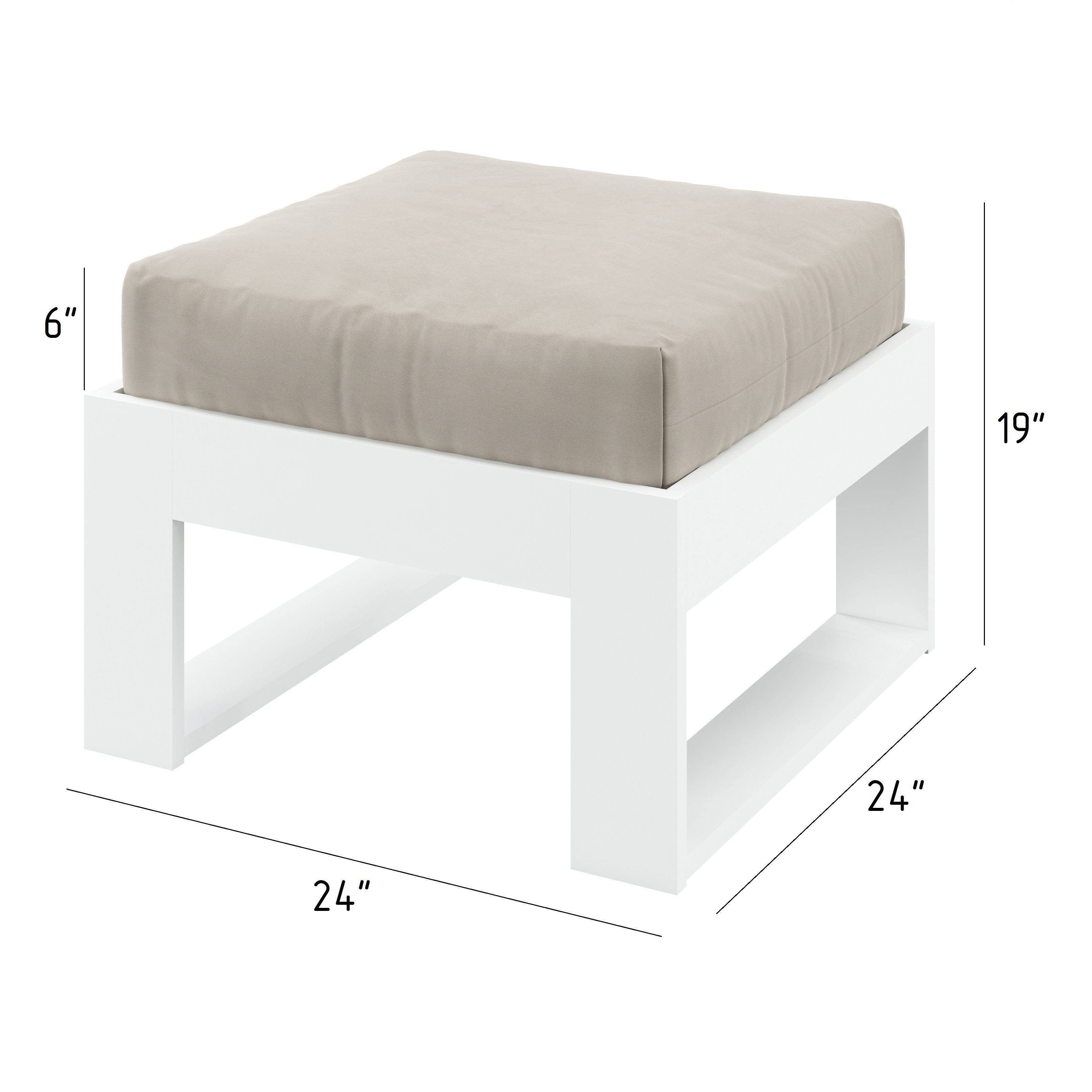 Outdoor Modular Ottoman