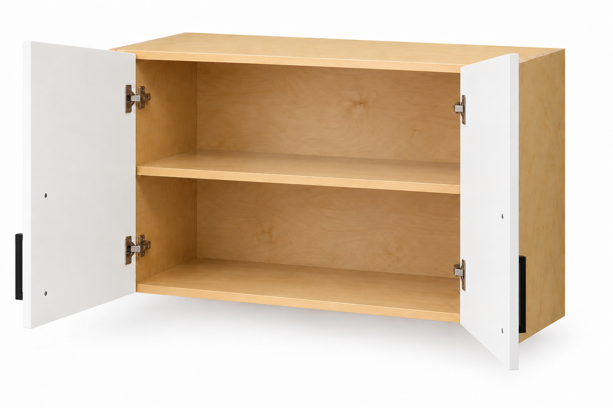 Garage Cabinet Wall 30"/36" Wide, 24" High, 15" Deep, Birch Plywood Box