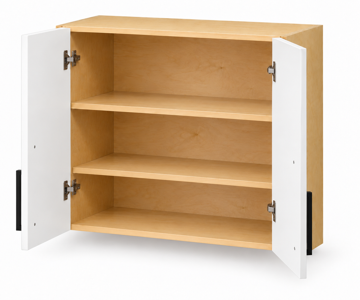 Garage Cabinet Wall 30" High, 30"/36" Wide, Birch Plywood Box
