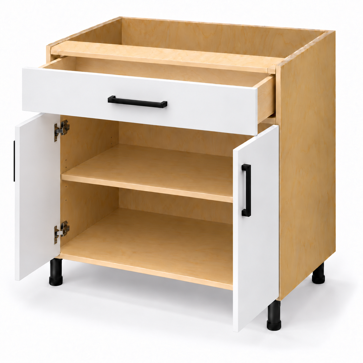 Garage Base cabinet 30"/36" Wide, Birch Plywood Box