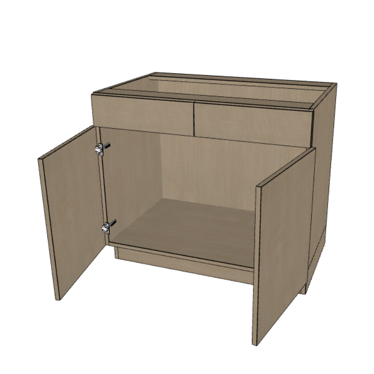 Sink Base Kitchen Cabinet 24"/27"/30"/33"/36"/39"/42" Wide.