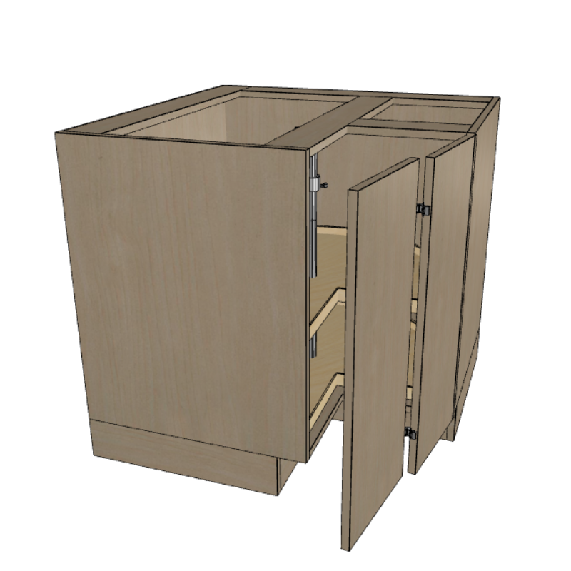 Lasy Susan Corner Base Kitchen Cabinet 36" Wide.