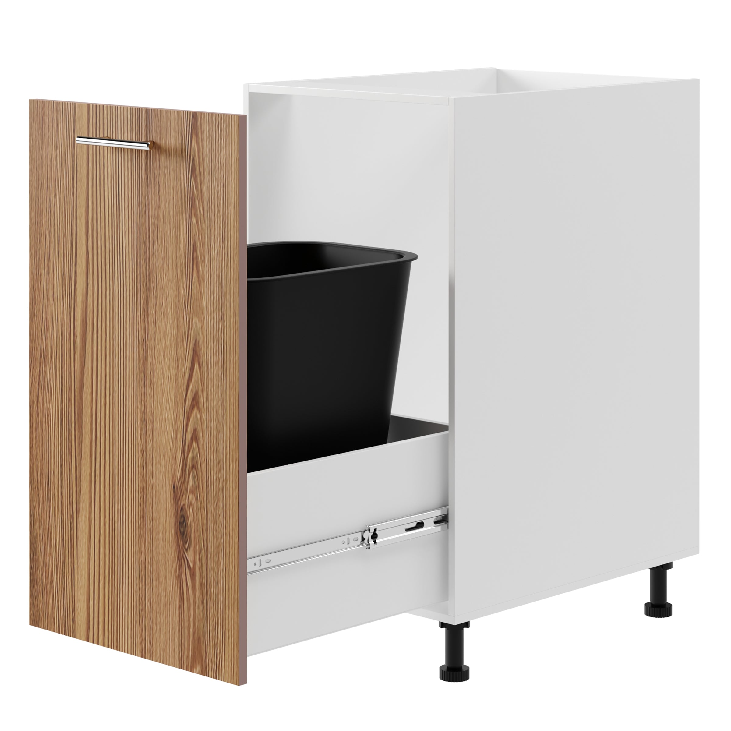 Base Kitchen Cabinet Trash Can 18 in. W x 24 in. D x 34.5 in. H