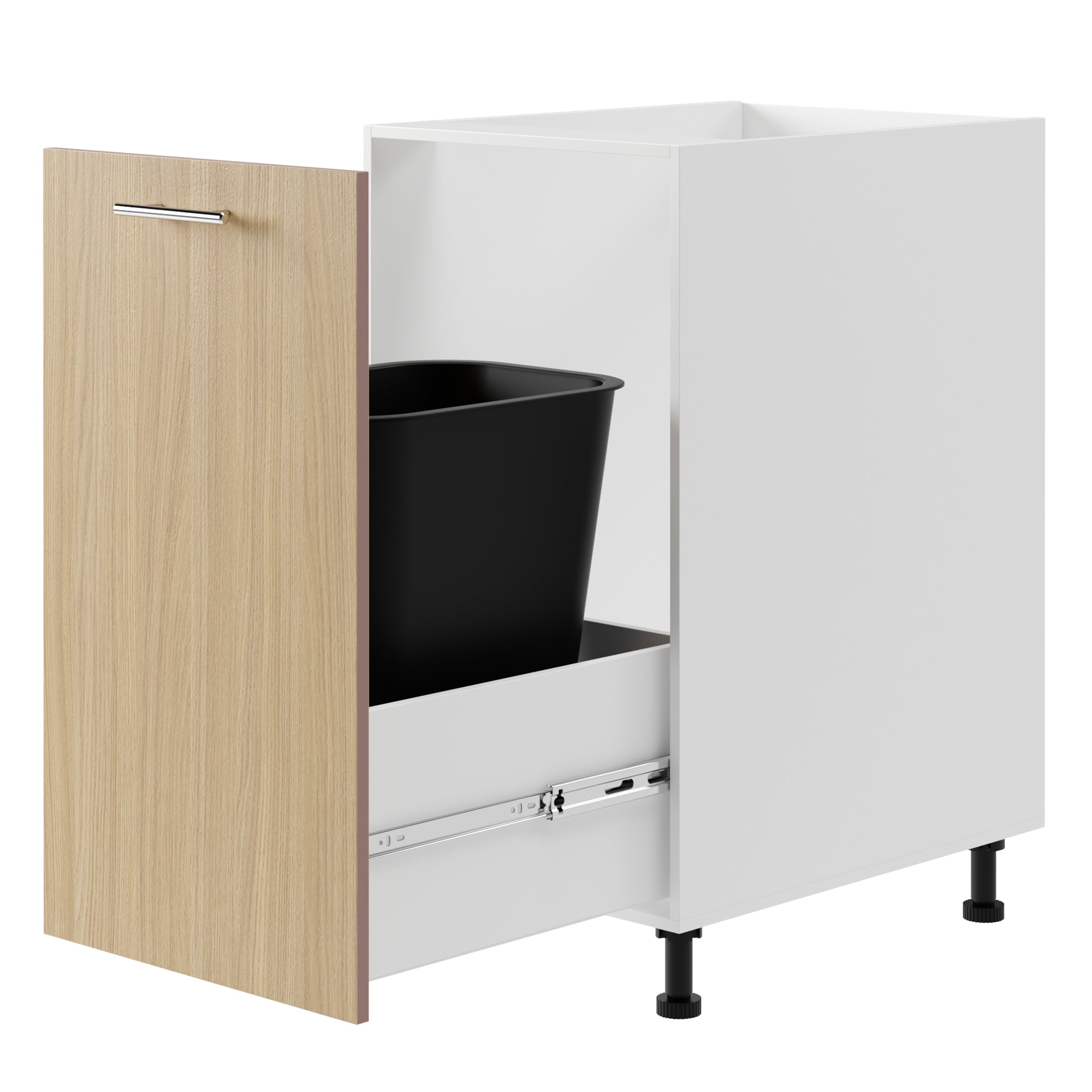 Base Kitchen Cabinet Trash Can 18 in. W x 24 in. D x 34.5 in. H