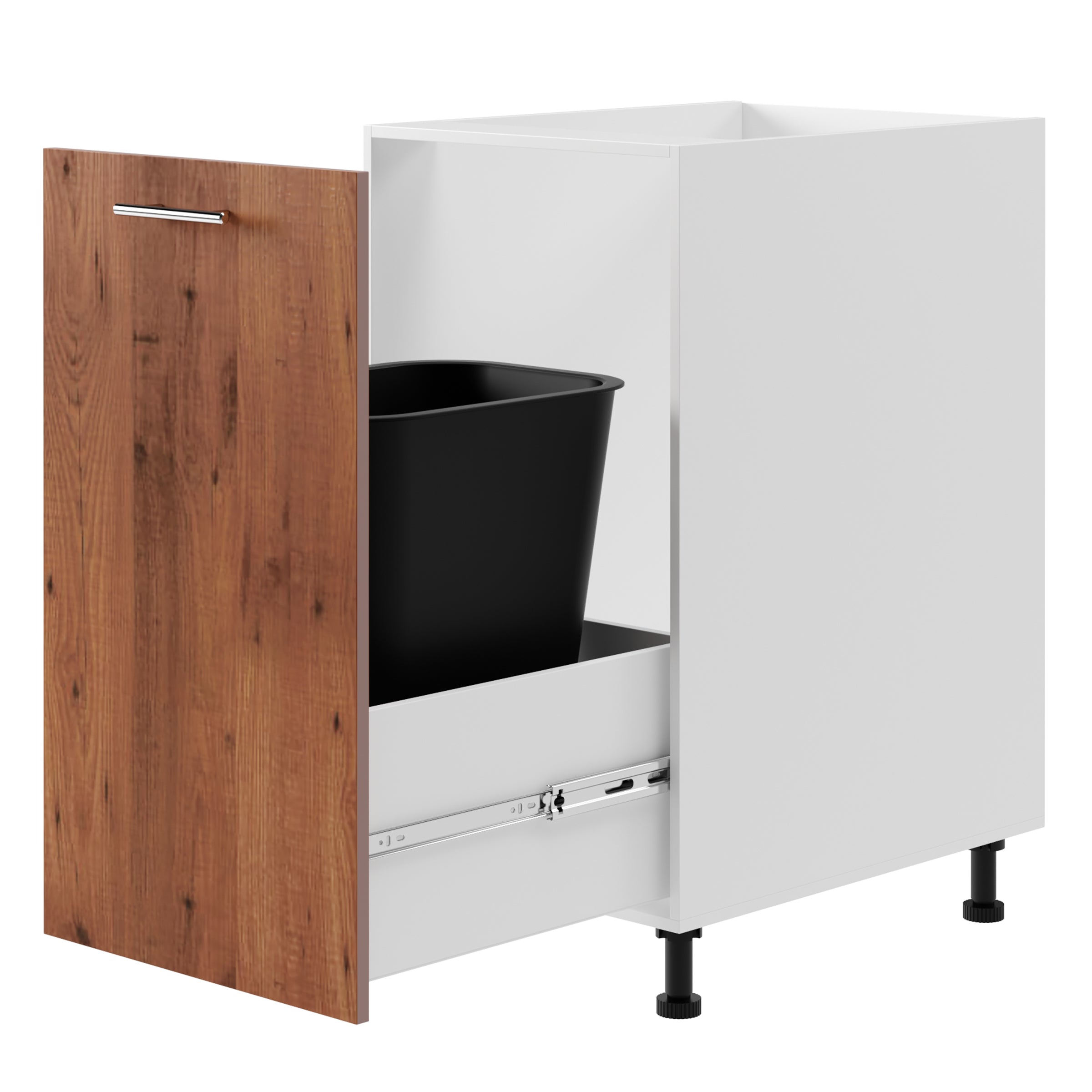 Base Kitchen Cabinet Trash Can 18 in. W x 24 in. D x 34.5 in. H