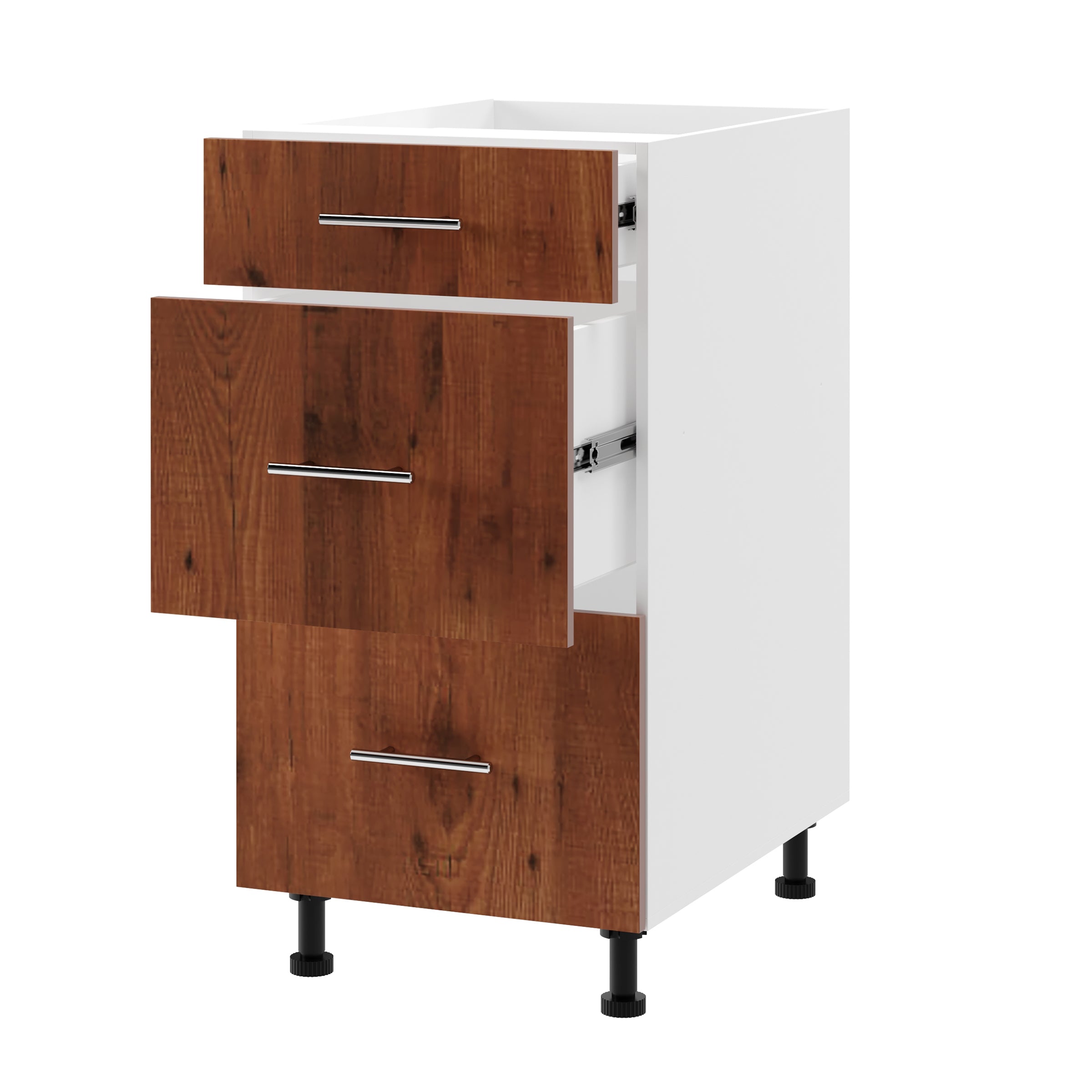 Outdoor Kitchen Cabinet 3-Drawer Base 18 in. W x 24 in. D x 34.5 in. H