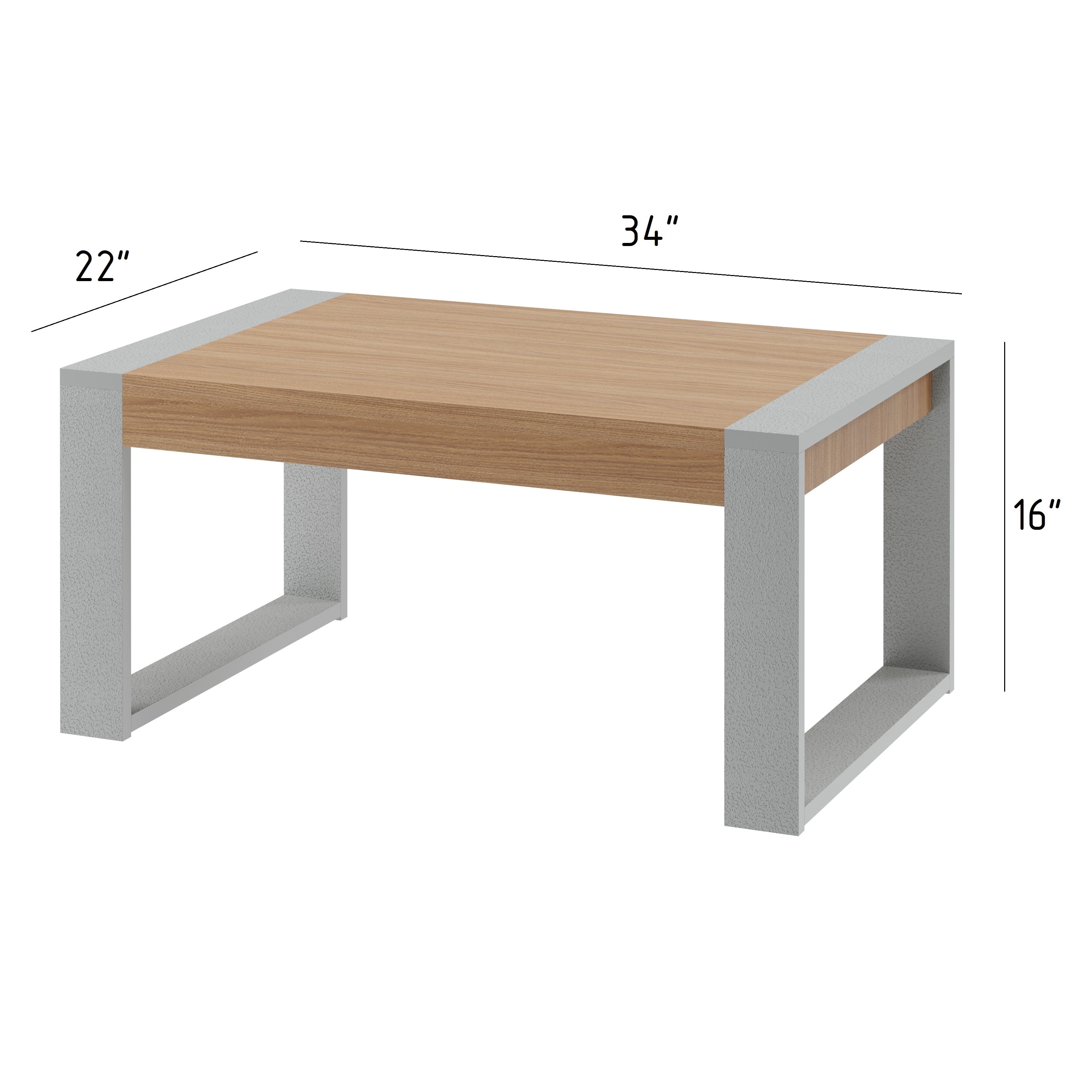 Coffee Table 34 in. W- 22 in. D-16 in. H