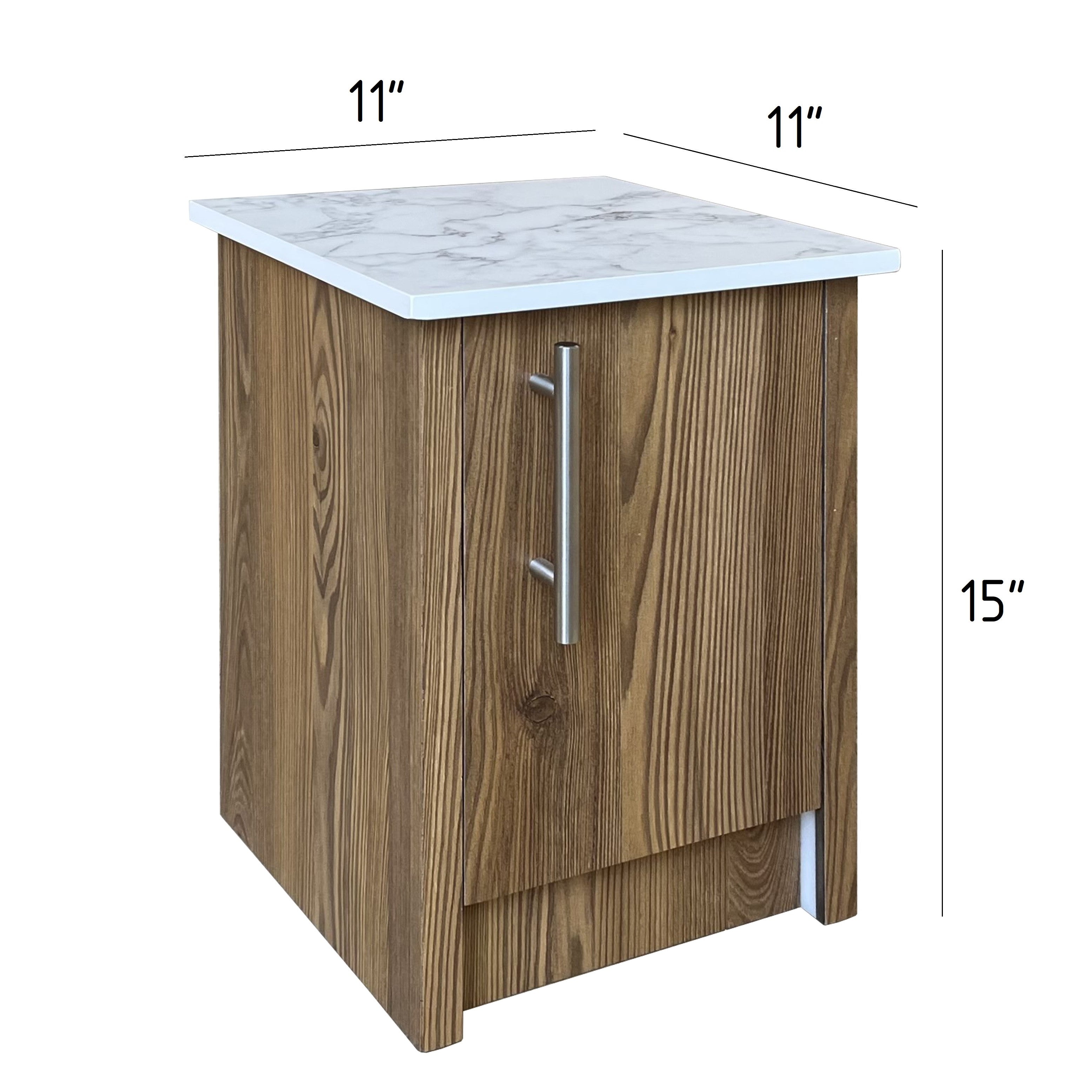 Waterproof, Weather Resistant Small Sample Kitchen Cabinet 11 in. W, 11 in. D, 15 in. H.