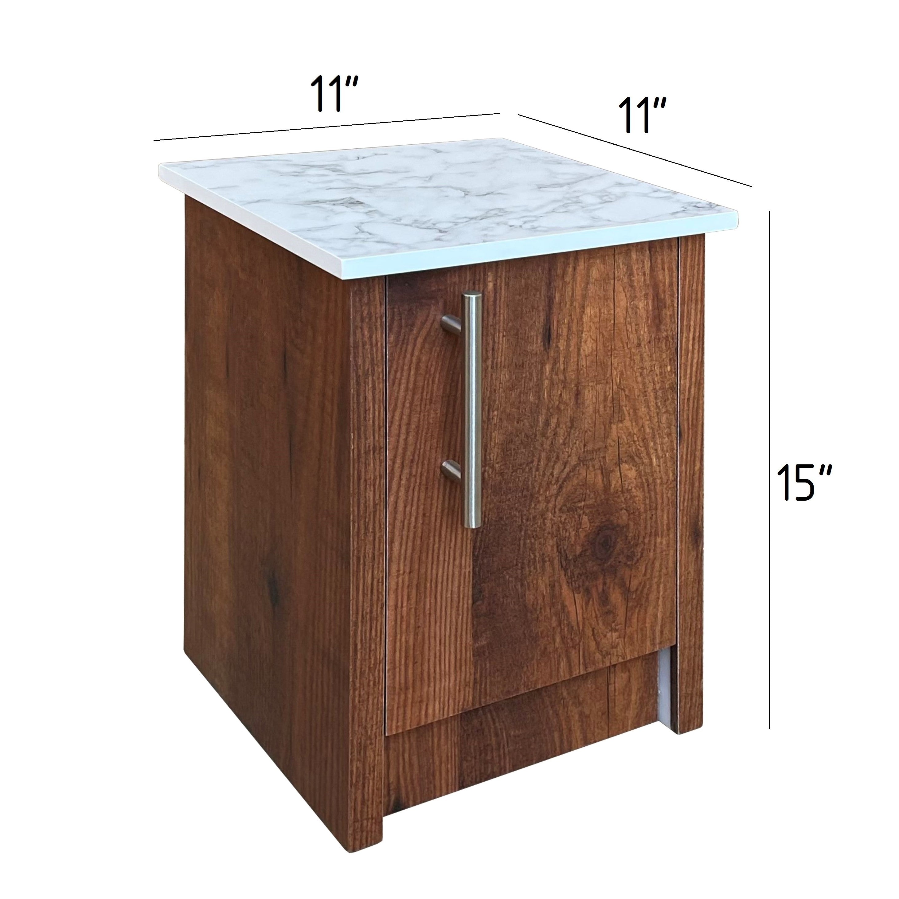 Waterproof, Weather Resistant Small Sample Kitchen Cabinet 11 in. W, 11 in. D, 15 in. H.