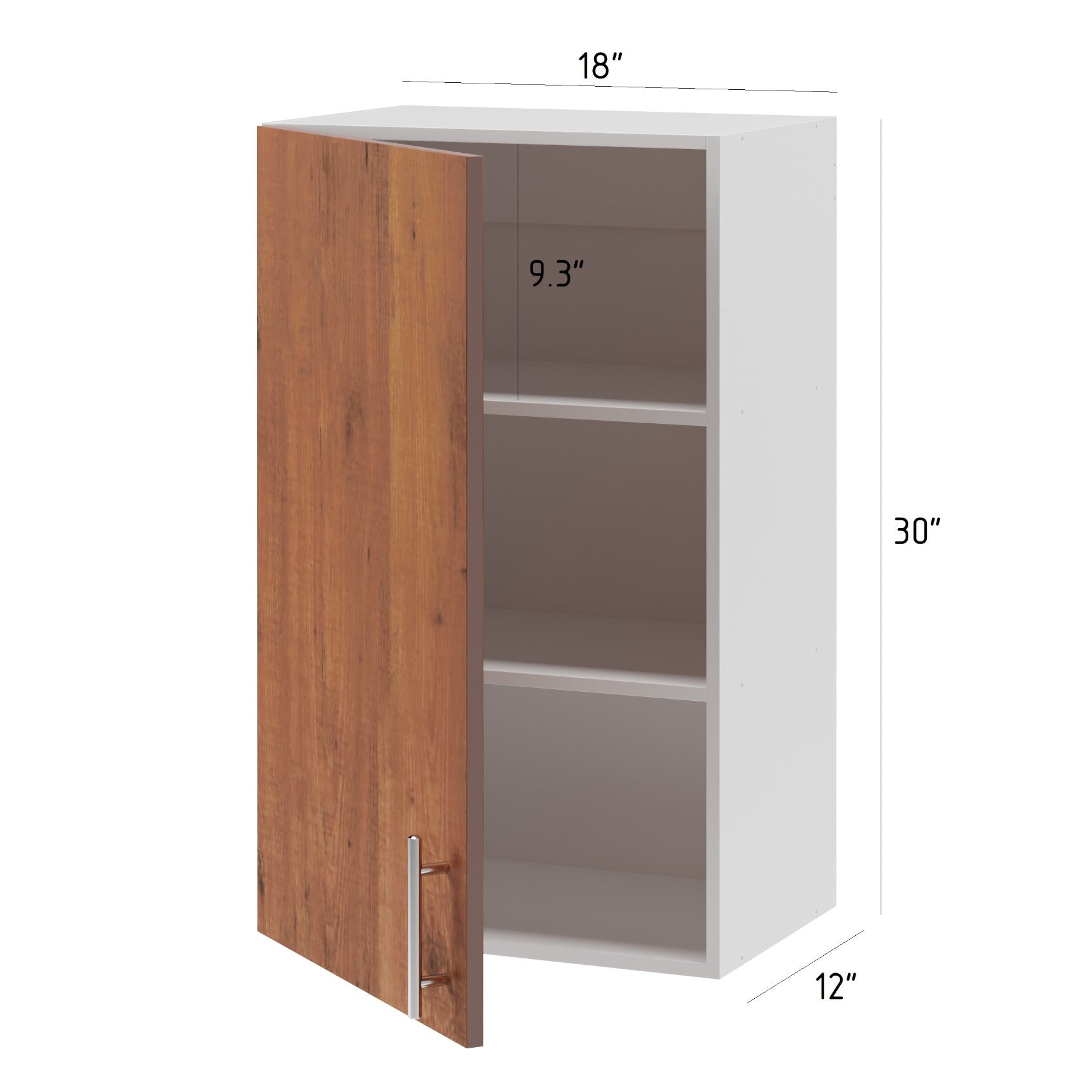 Wall Kitchen Cabinet 18 in. W x 12 in. D x 30 in. H