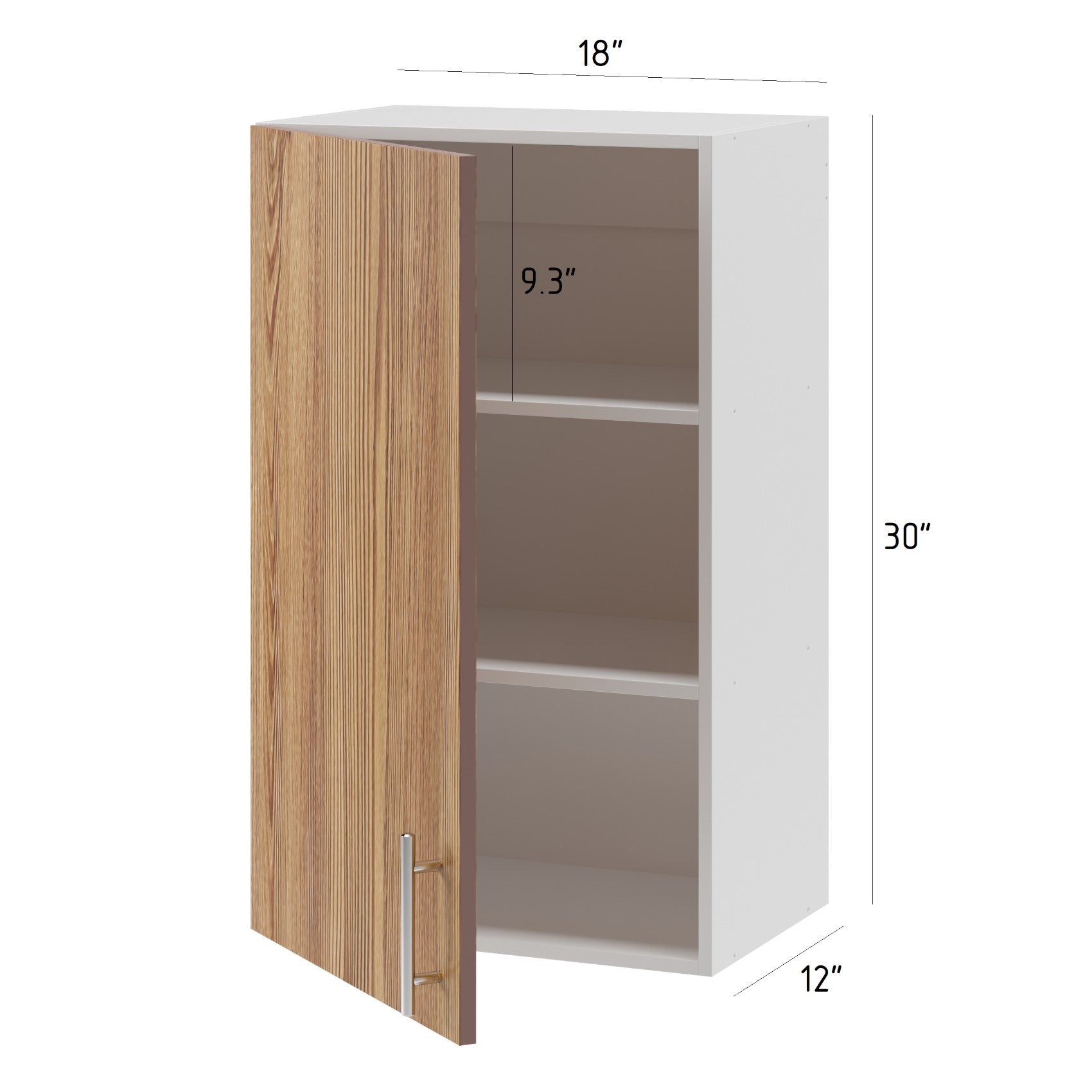 Wall Kitchen Cabinet 18 in. W x 12 in. D x 30 in. H